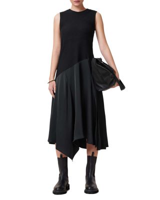 Pia Satin Midi Dress