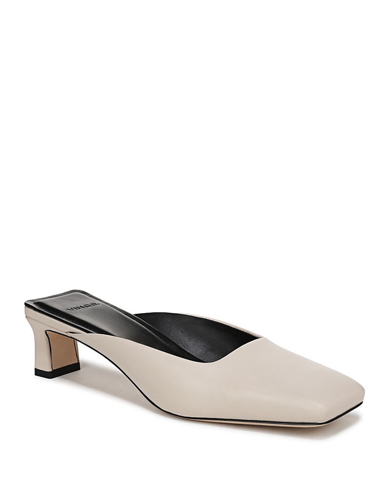 Vince Electra Mule In White