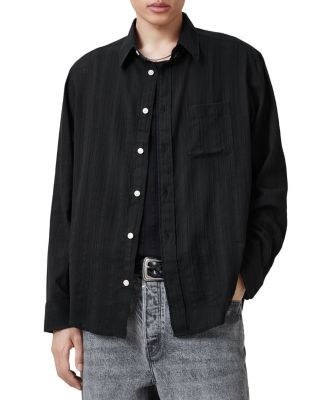 ALLSAINTS - Karmi Tonal Stripe Relaxed Fit Shirt