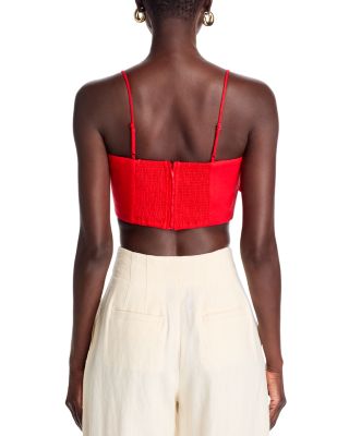 Red Garden Sleeveless Top