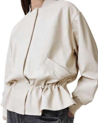 Sofi Leather Bomber Jacket