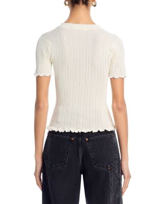 Abbie Knit Short Sleeve Tee