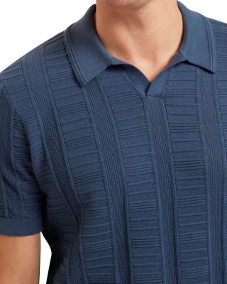 Ruzza Open Collar Polo Sweater