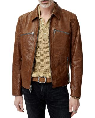 Seamed Leather Jacket