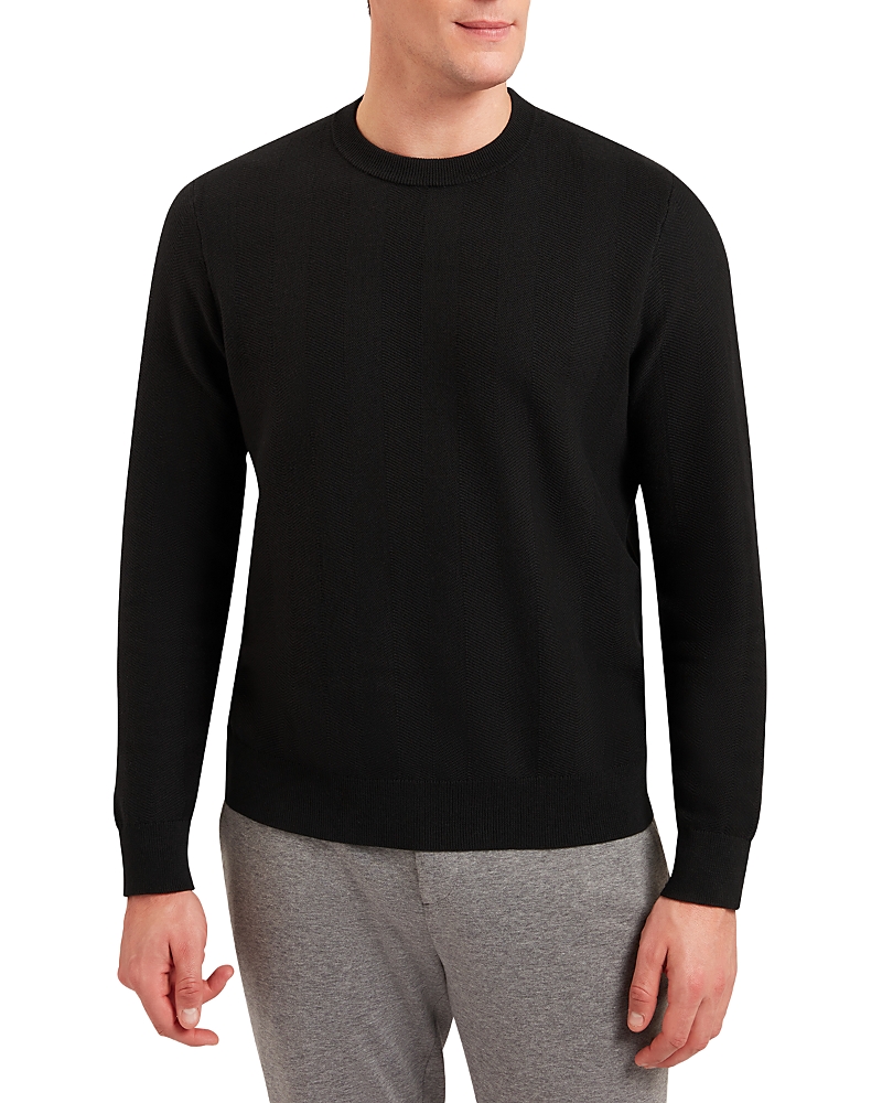 Ted Baker Jamals Textured Crewneck Sweater