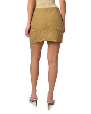 Bullet Raw Denim Crossover Skirt