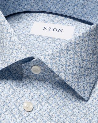 Slim Fit Geometric Print Shirt