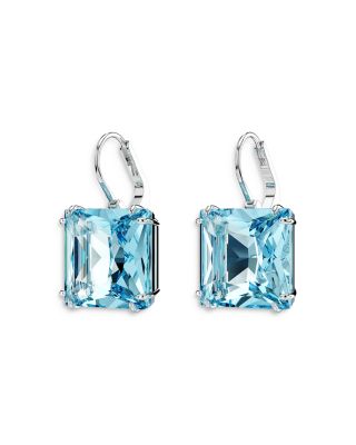 Millenia Crystal Square Cut Drop Earrings