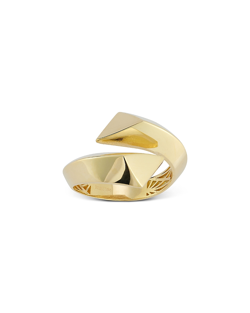 Moon & Meadow 14K Yellow Gold Bold Knife Edge Bypass Ring