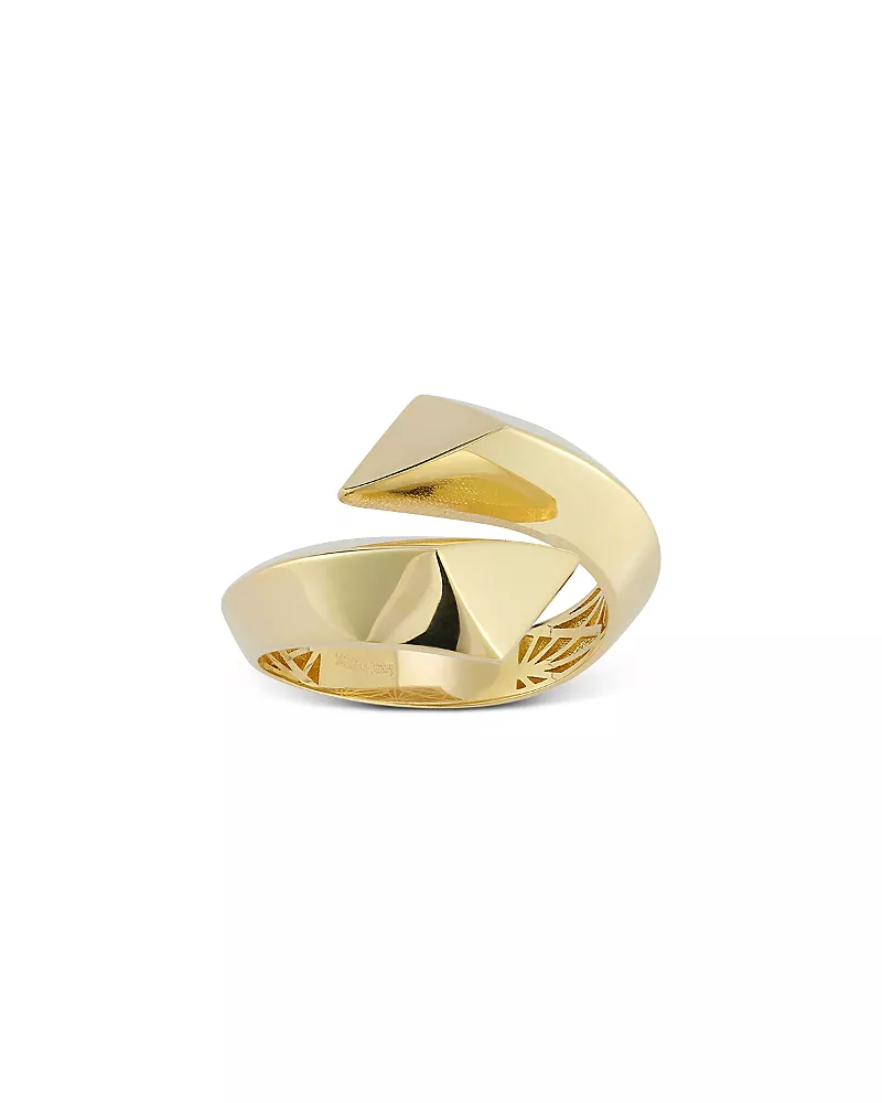 Moon & Meadow 14K Yellow Gold Bold Knife Edge Bypass Ring