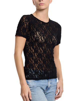 Signature Short Sleeve Lace Top