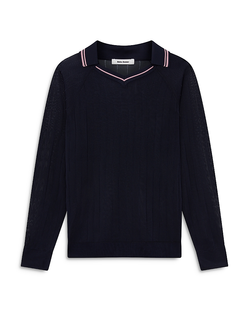 WALES BONNER ROOTS SLIM FIT POLO