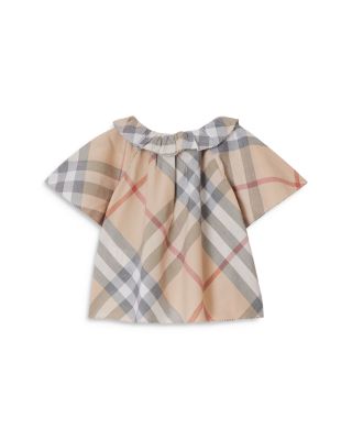 Emmie Burberry Check Dress, Bloomers, & Hat Set - Baby