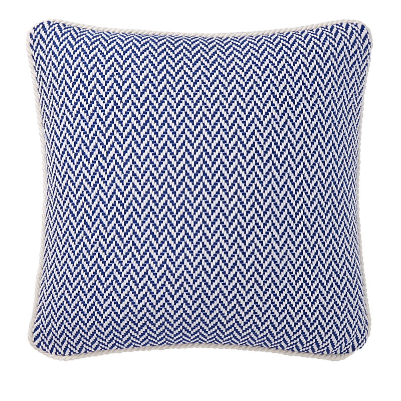 Yves Delorme Marina Decorative Pillow, 18 X 18 In Blue