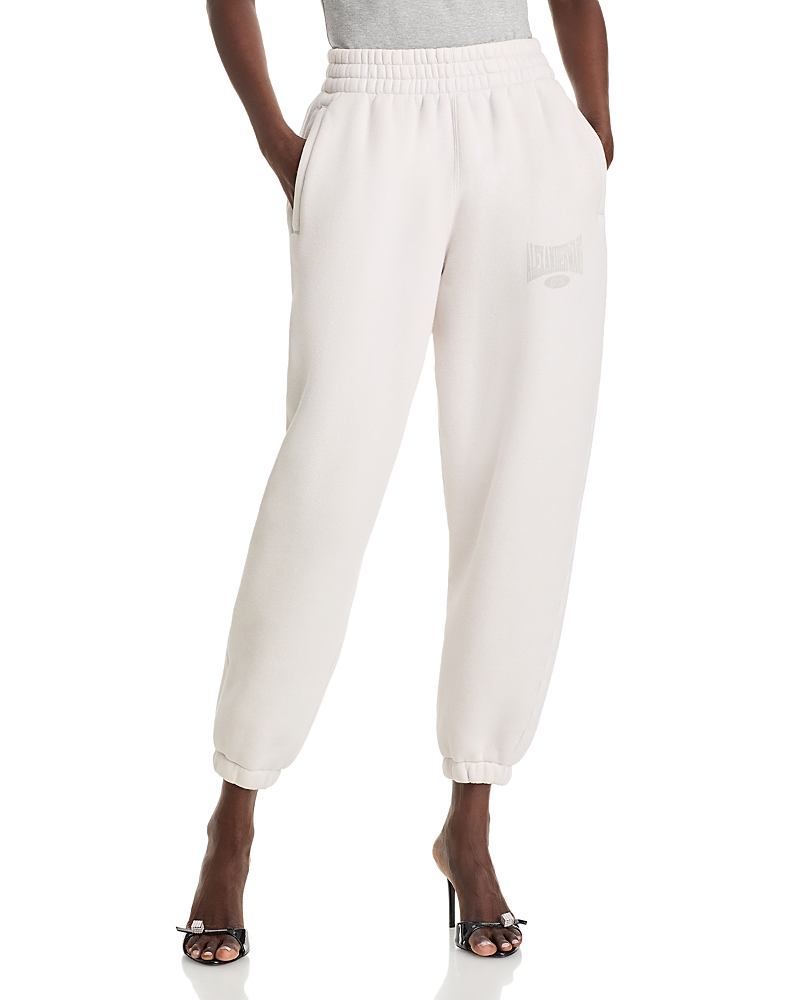 Alexander Wang T Alexanderwang. T Terry Logo Sweatpants In Dirty White