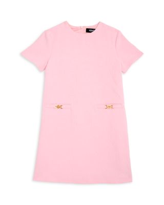 Versace - Girls' Barocco Flower Jacquard Dress - Little Kid, Big Kid