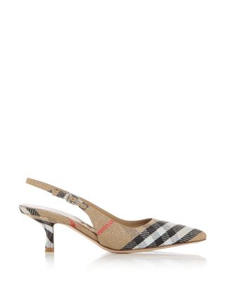 Burberry Women's Birdie Slingback Pumps | Bloomingdale's