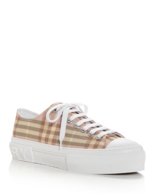 Burberry - Women's Check Platform Sneakers