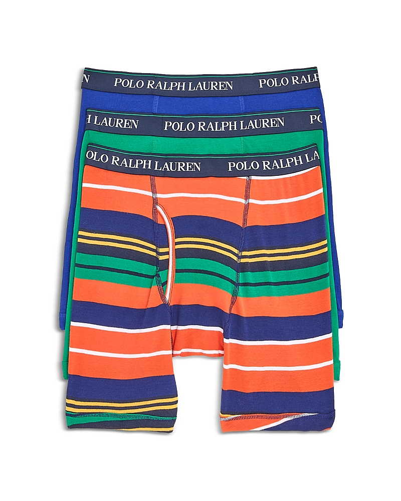 Polo Ralph Lauren Classic Fit Performance Cotton Boxer Briefs In Multi