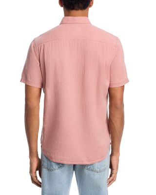 Paros Relaxed Fit Short Sleeve Linen Shirt