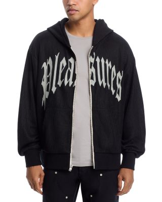 Pleasures - Regular Fit Twitch Knit Logo Zip Hoodie