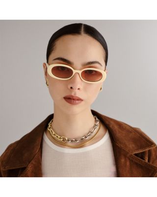 Outta Love Oval Sunglasses, 51mm