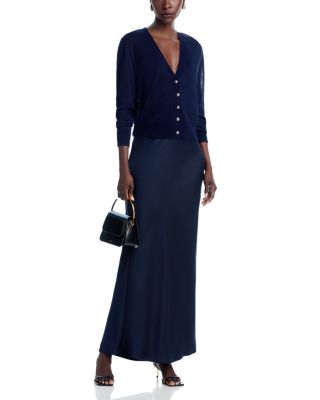 Roma V Neck Cardigan Sweater