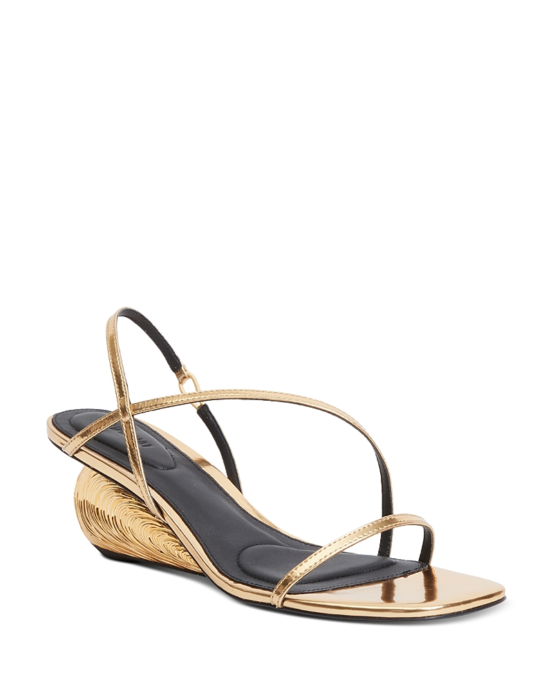 Simkhai Women's Bridget Oyster Wedge Sandals