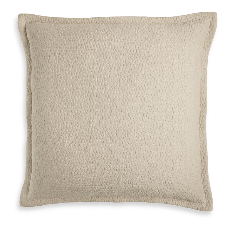Hudson Park Collection Signature Pebbled Matelasse Euro Sham, Pair In Neutral