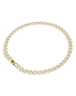Una Angelic Crystal Tennis Necklace, 14.875-16.125"