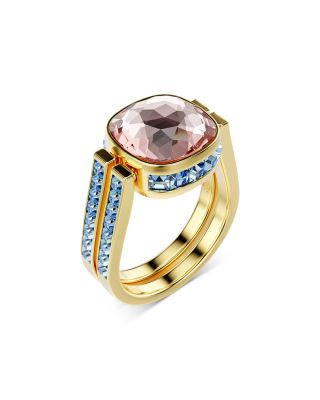 Chroma Multicolor Crystal Reversible Statement Ring