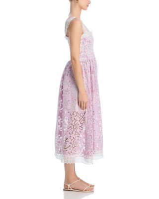 Palmetto Embroidered Dress