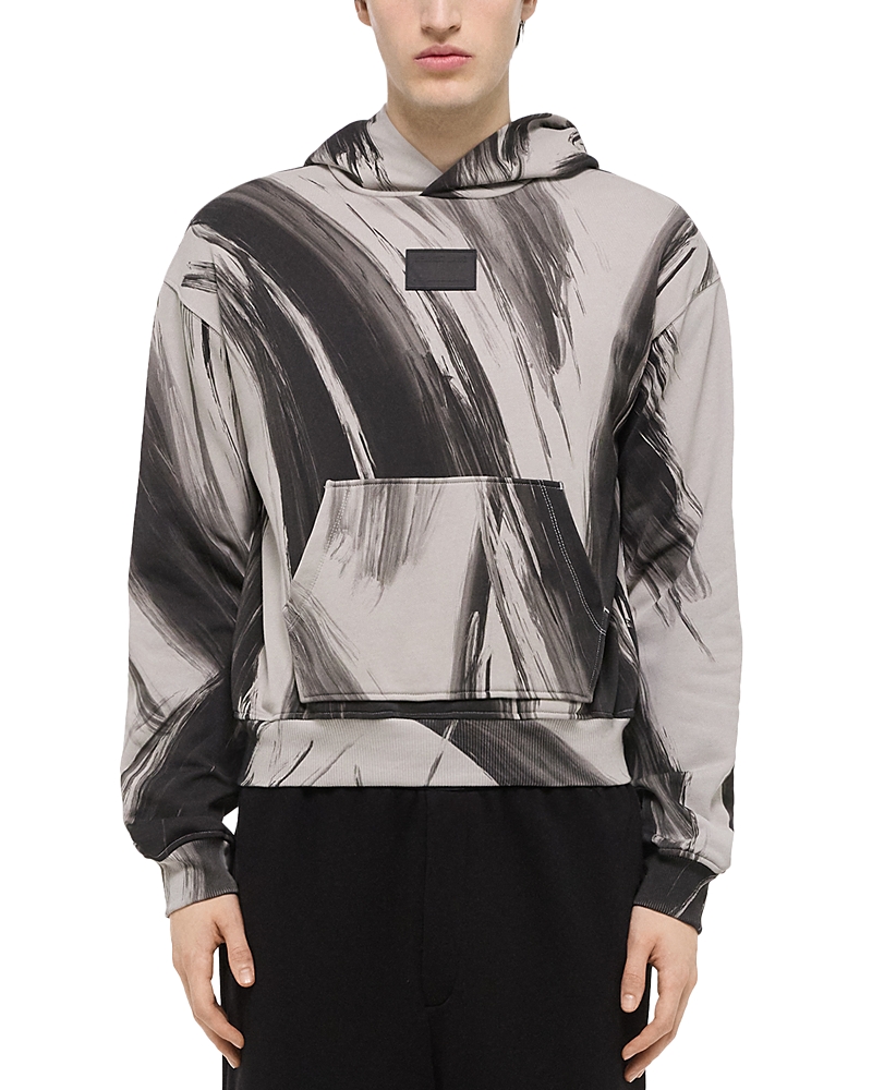 Helmut Lang Feather Studio Hoodie In Gray