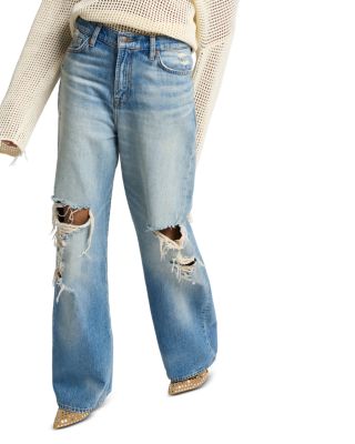 Scout Low Slung Wide Leg Jeans in Copper