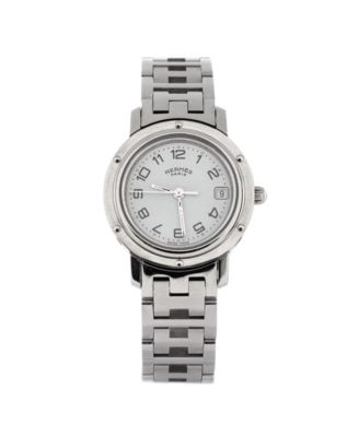 Pre-Owned HERMÈS - Clipper Quartz Watch in Stainless Steel 24mm