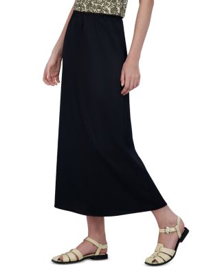 Satin A Line Skirt