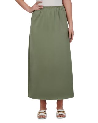 Satin A Line Skirt