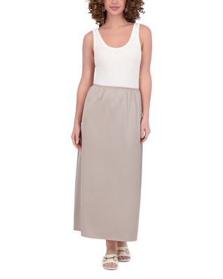 Satin A Line Skirt