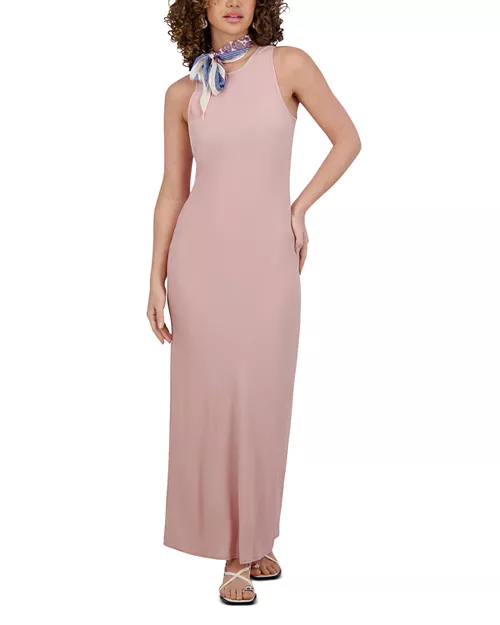 georgette column dress