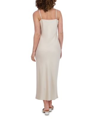 Satin Straight Slip Dress