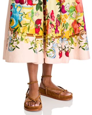 Garden Terrace Midi Skirt