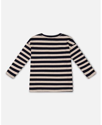 Boys' Striped Rib T-Shirt - Little Kid