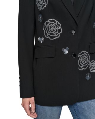 Rose Motif Blazer