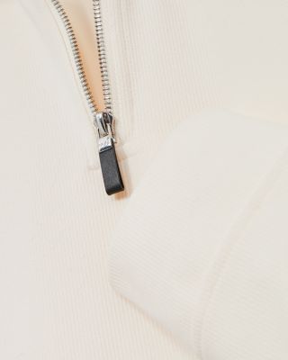 Creek Brushed Cord Half Zip Sweater