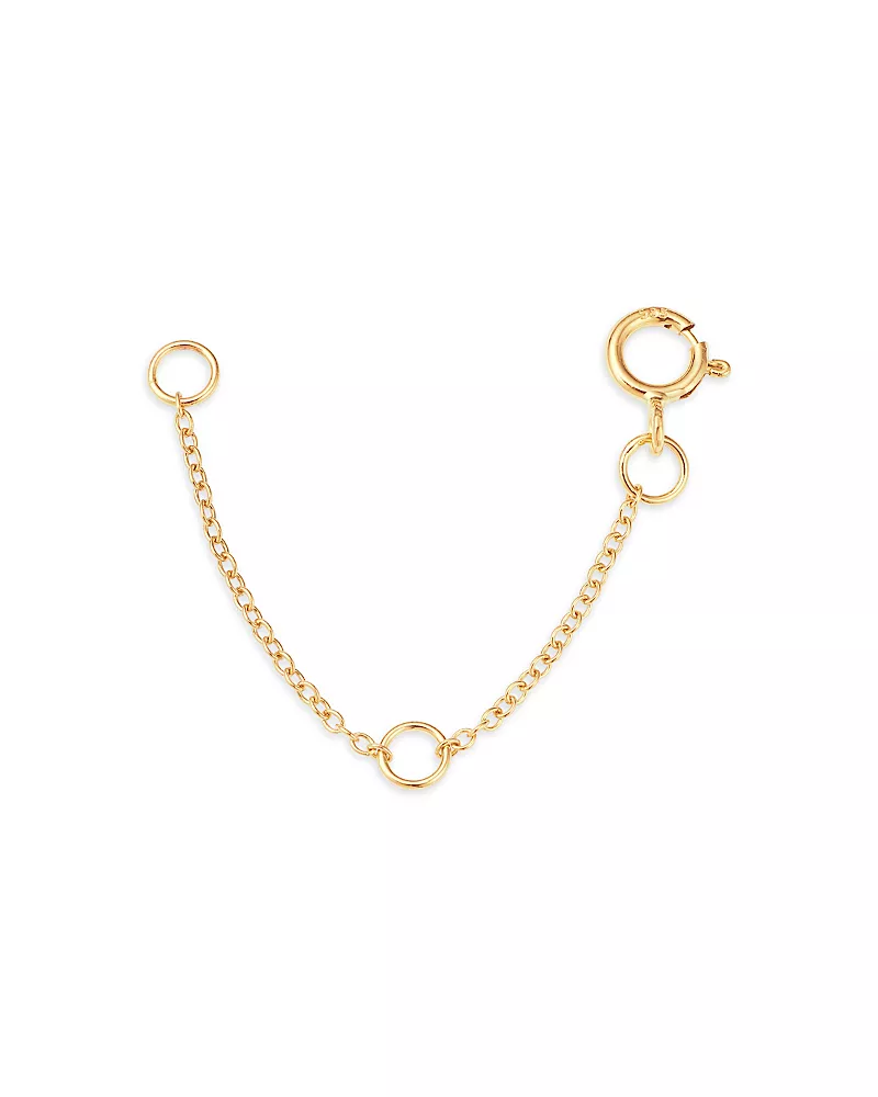 Zoe Chicco 14K Yellow Gold Simple Gold Necklace Extender, 2