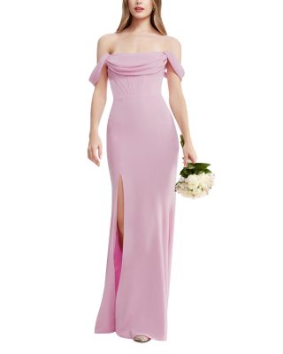Melania Off-the-Shoulder Gown