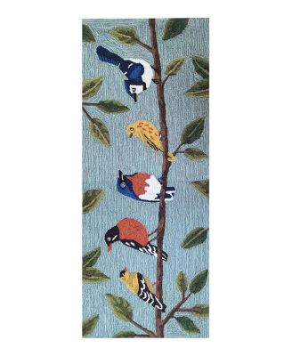 Liora Manne Frontporch Birds On A Branch Runner Area Rug, 2' x 5'