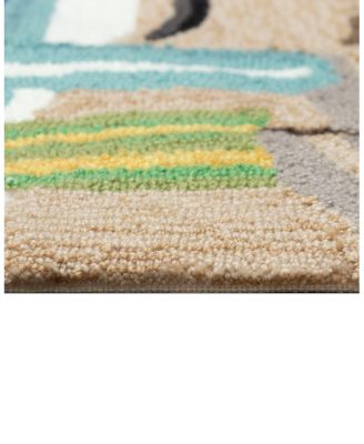 Liora Manne Frontporch Dog Beach  Area Rug Collection