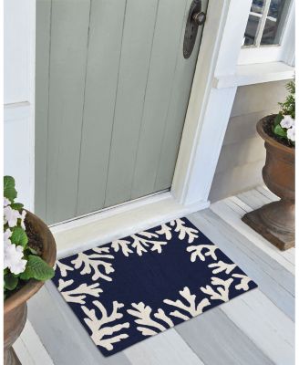 Liora Manne Capri Coral Border Area Rug, 1'8" x 2'6"