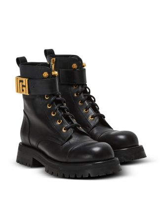 Balmain - Women's Charlie Leather Ranger Boots